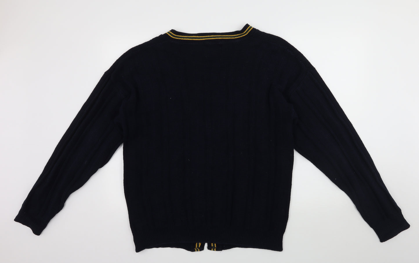 Jantzen Mens Black   Cardigan Jumper Size L