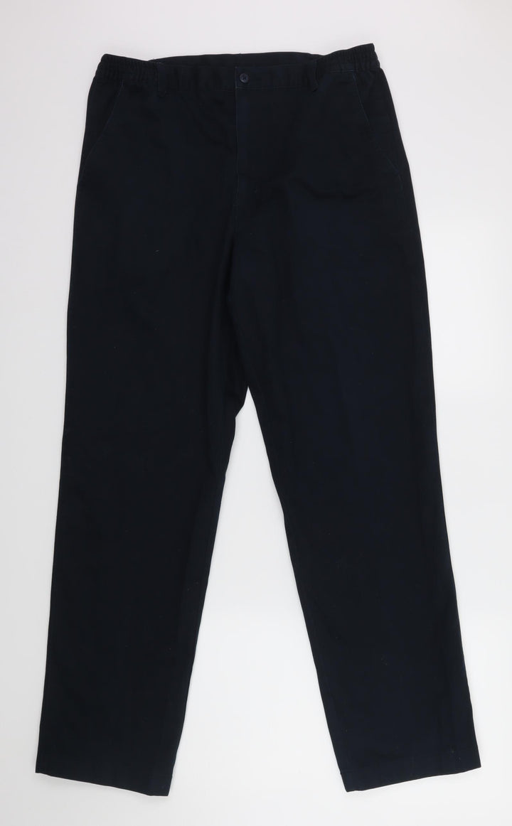 Debenhams Mens Blue   Dress Pants Trousers Size 34 L31 in