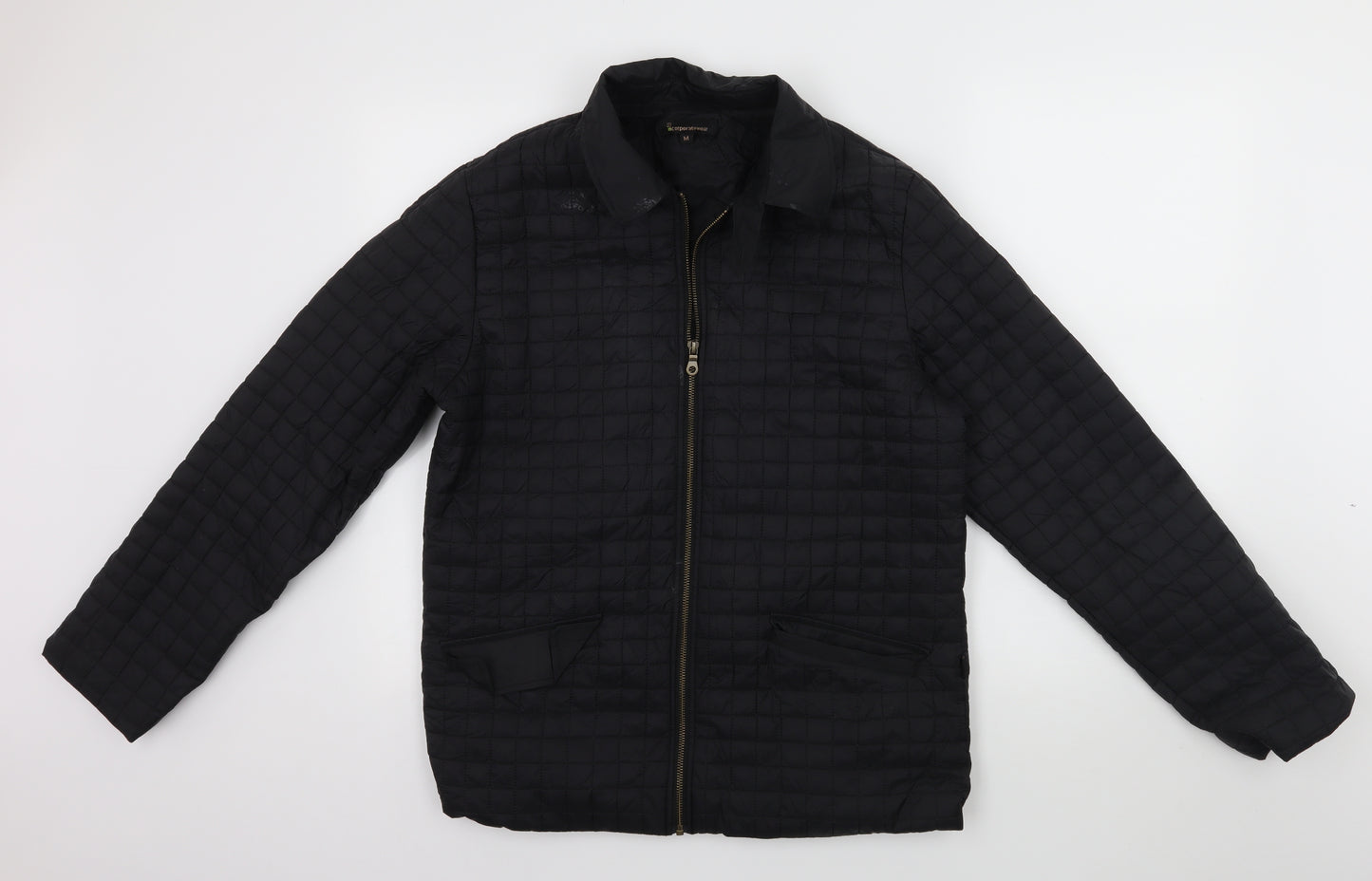 Incorporatewear Mens Black Camouflage  Jacket Coat Size M