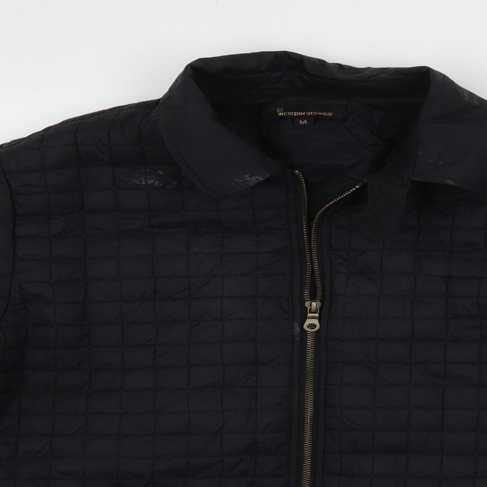 Incorporatewear Mens Black Camouflage  Jacket Coat Size M