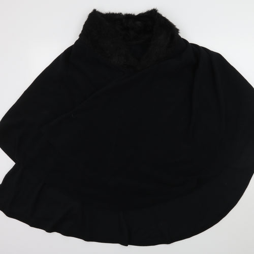 M&Co Womens Black   Wrap Jumper One Size