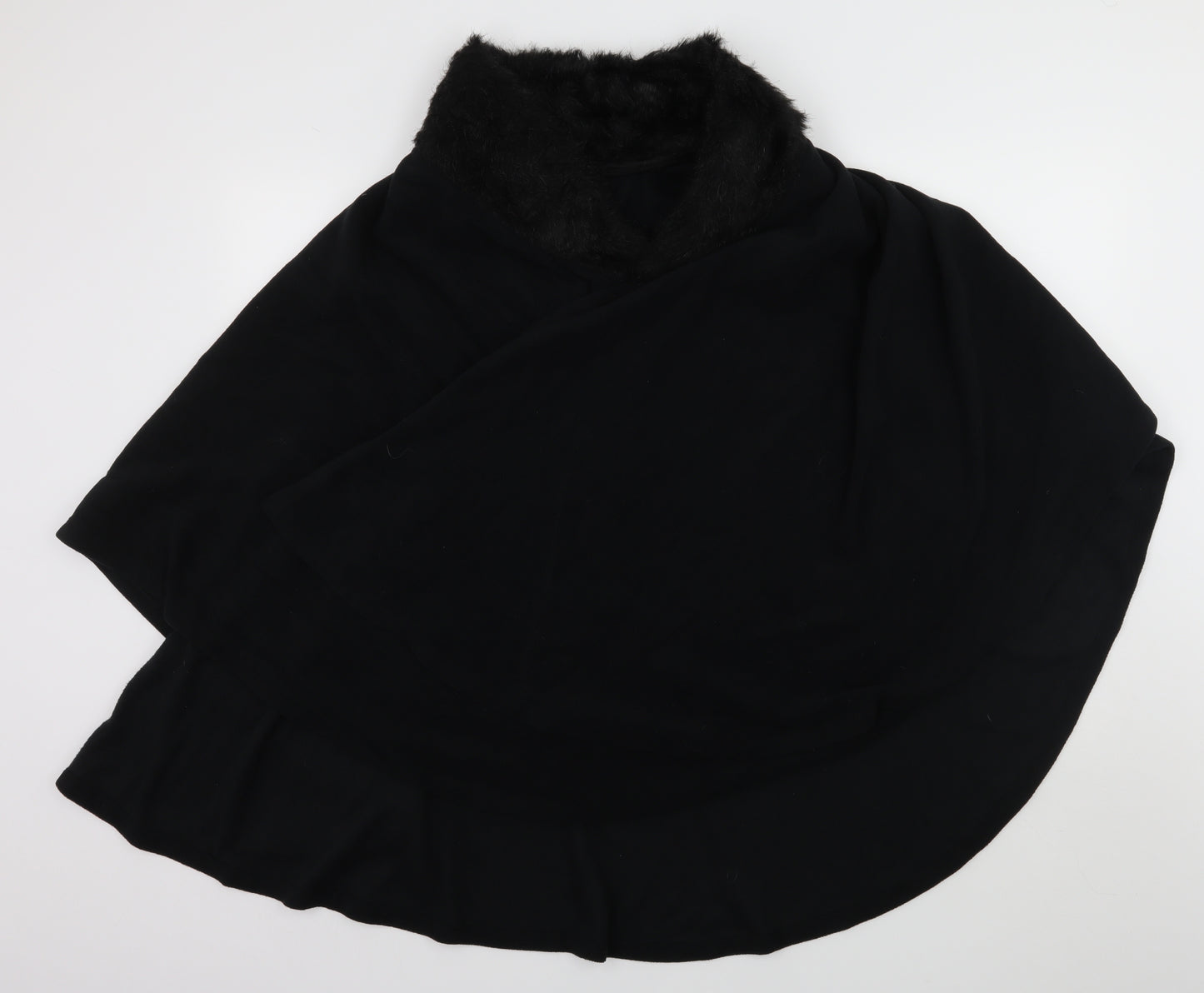 M&Co Womens Black   Wrap Jumper One Size