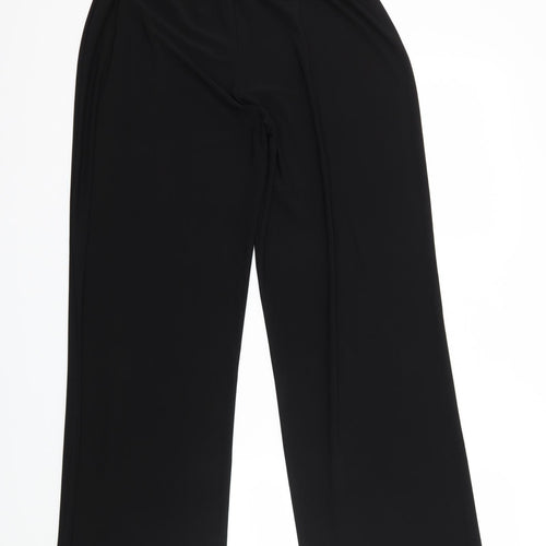 Mia Moda Womens Black   Dress Pants Trousers Size 14 L30 in