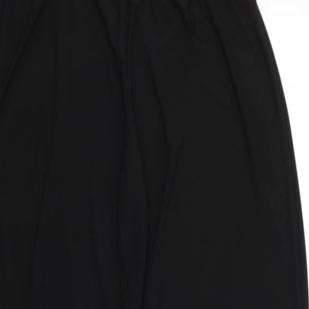Mia Moda Womens Black   Dress Pants Trousers Size 14 L30 in