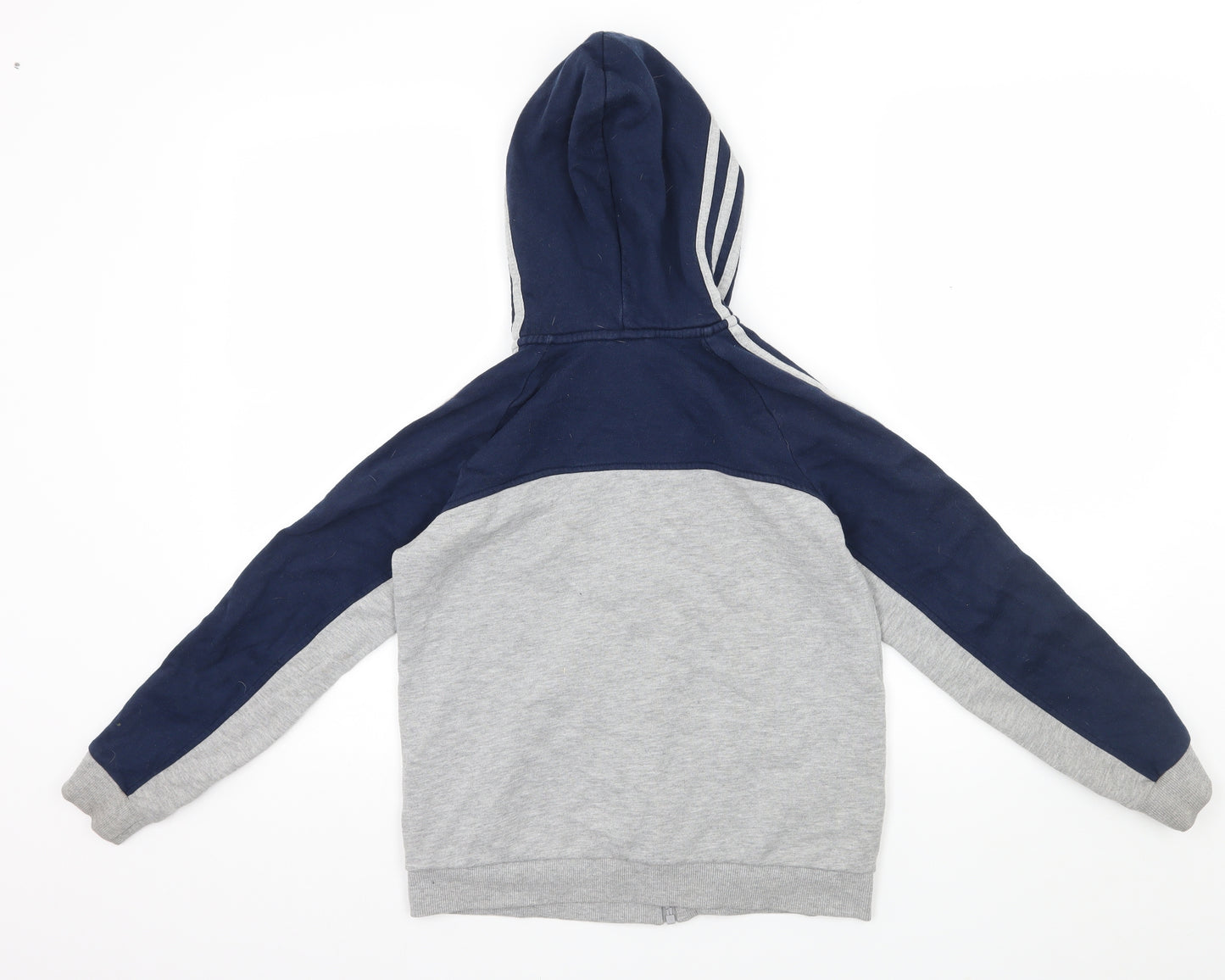 Addidas Boys Grey   Full Zip Hoodie Size 11-12 Years
