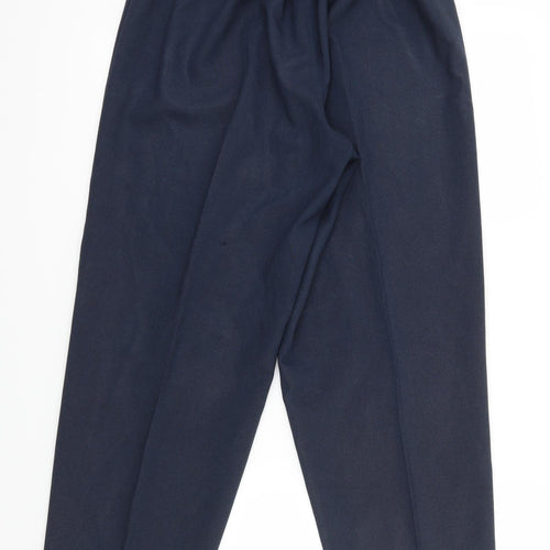 Preworn Womens Blue   Dress Pants Trousers Size 14 L28 in