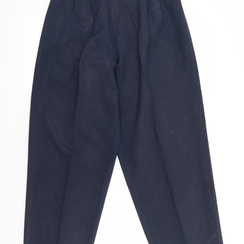 Preworn Womens Blue   Dress Pants Trousers Size 14 L28 in
