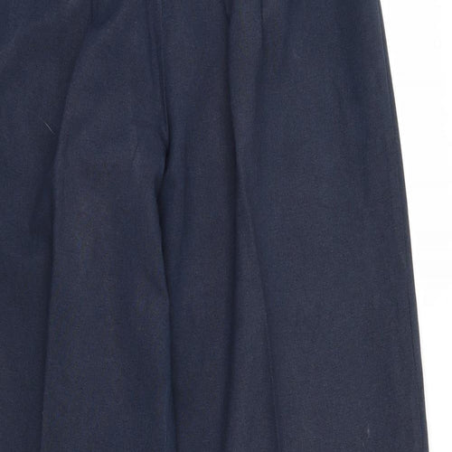 Preworn Womens Blue   Dress Pants Trousers Size 14 L28 in