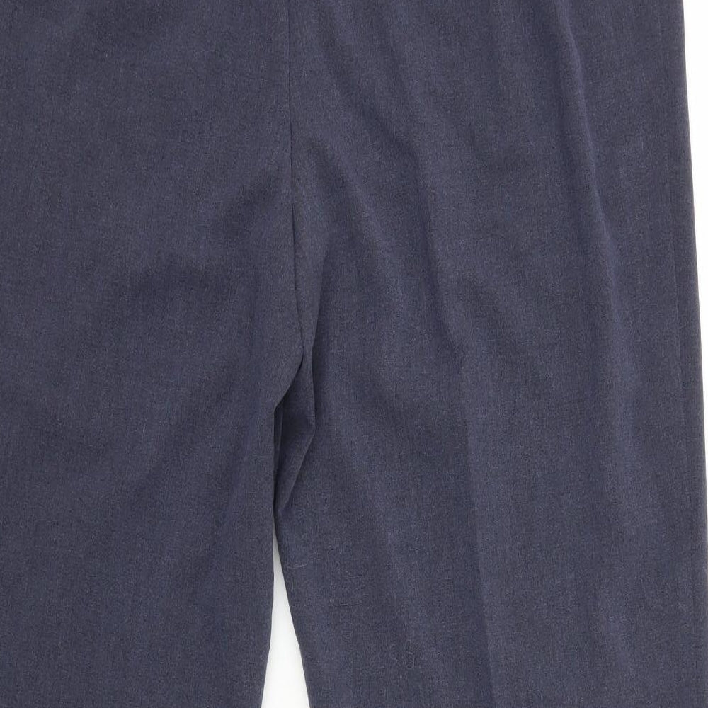 M&S Womens Black   Dress Pants Trousers Size 14 L26 in