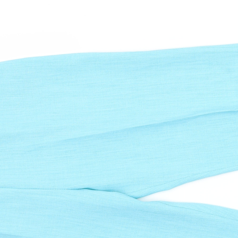 Emma Collection Womens Blue   Cropped Trousers Size 20