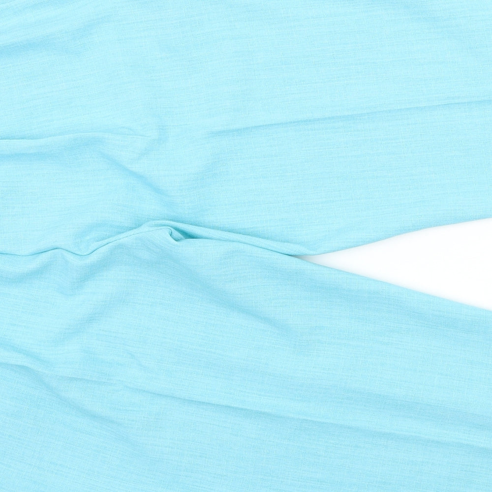 Emma Collection Womens Blue   Cropped Trousers Size 20