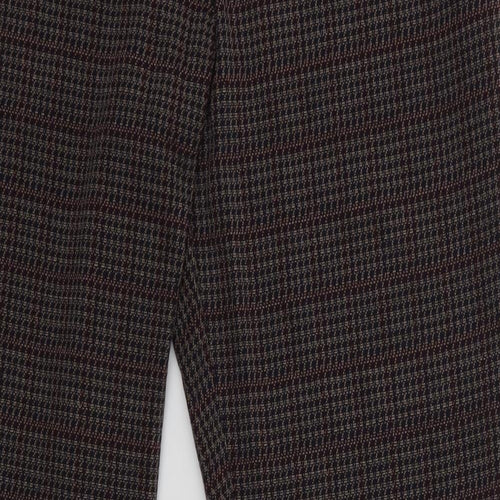 French Connection Womens Red Check  Dress Pants Trousers Size XL L26 in