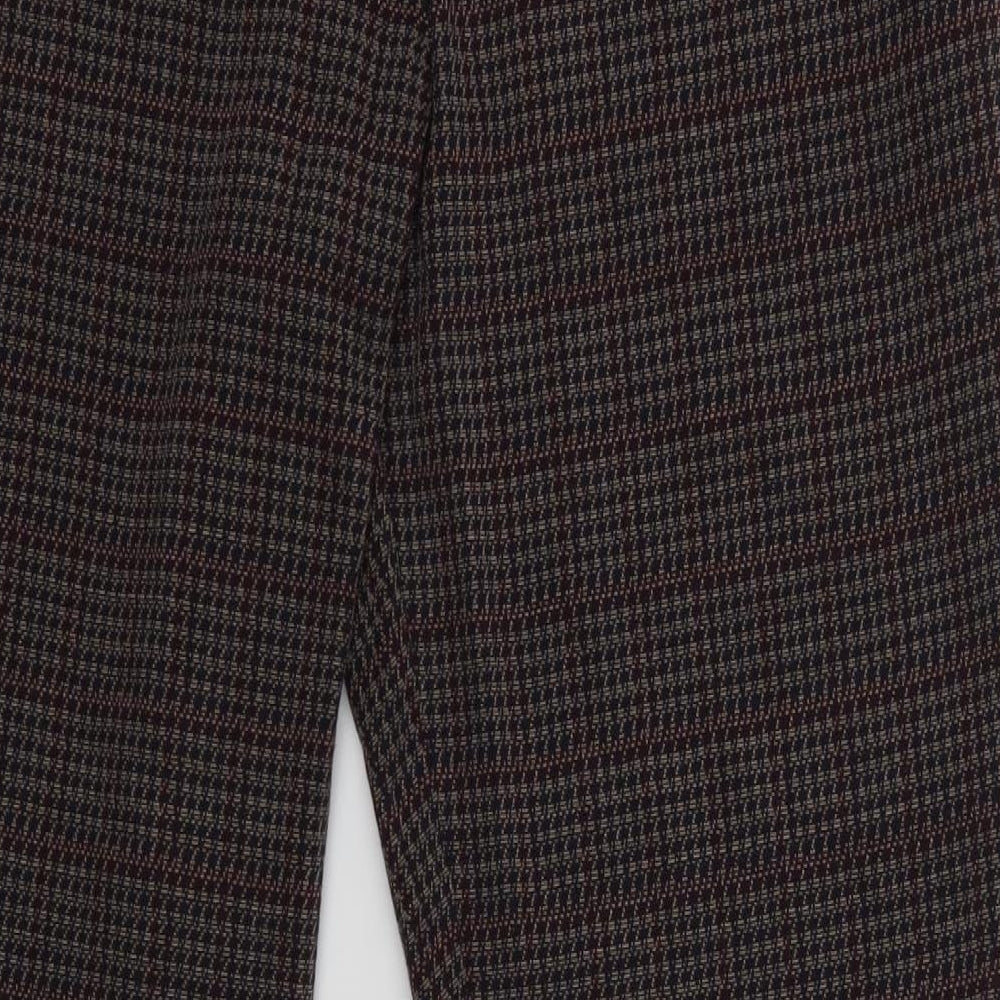 French Connection Womens Red Check  Dress Pants Trousers Size XL L26 in