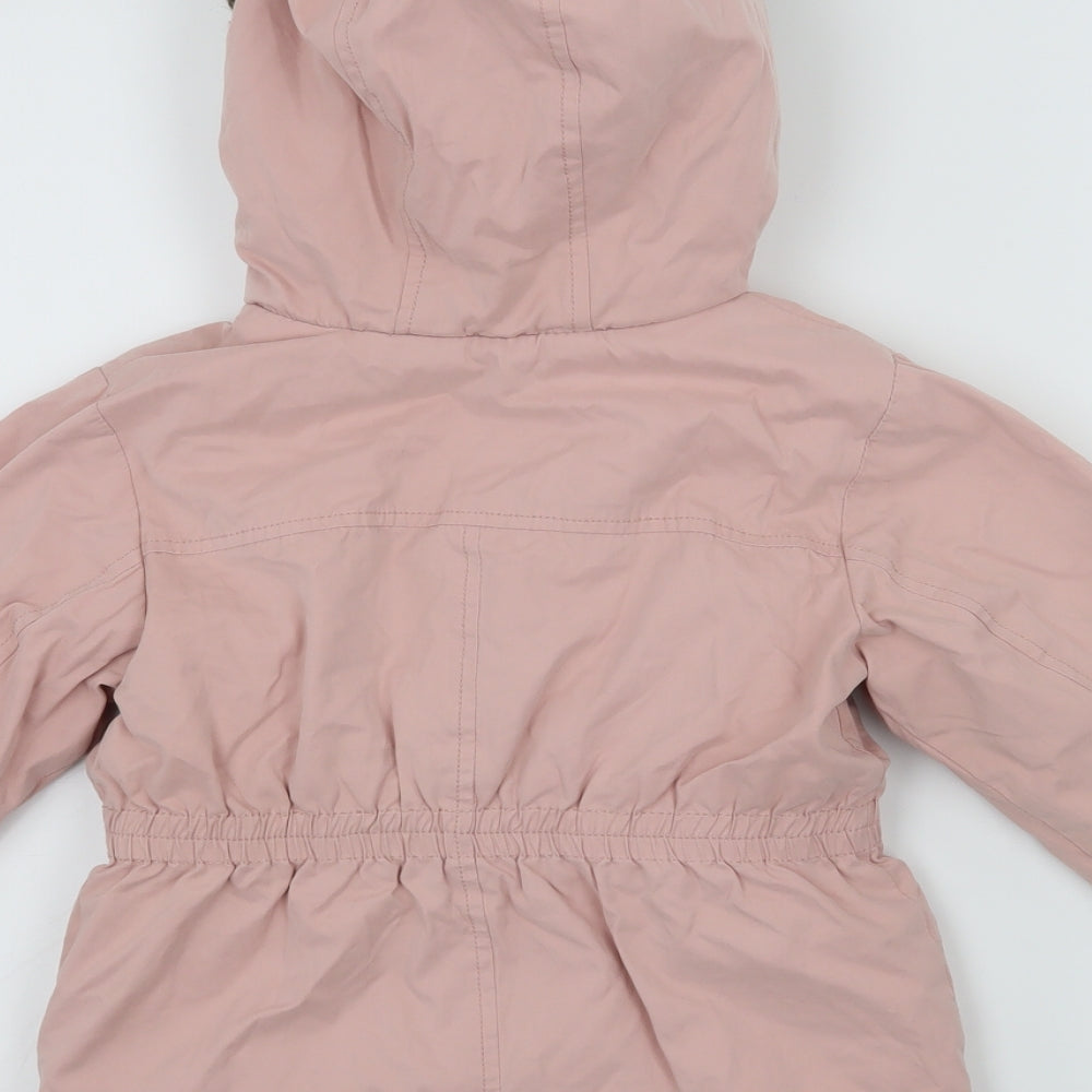Nutmeg Girls Pink   Basic Coat Coat Size 5-6 Years