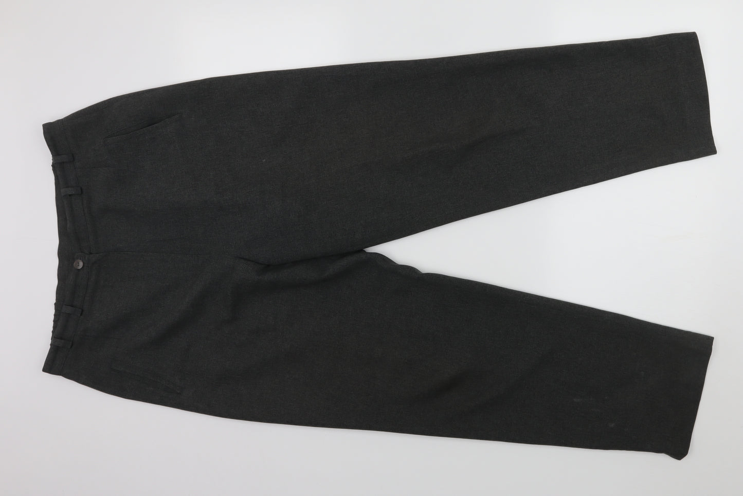 Bonmarché Womens Grey   Dress Pants Trousers Size 14 L28 in