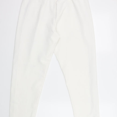 New Look Womens White   Trousers  Size 12 L28 in