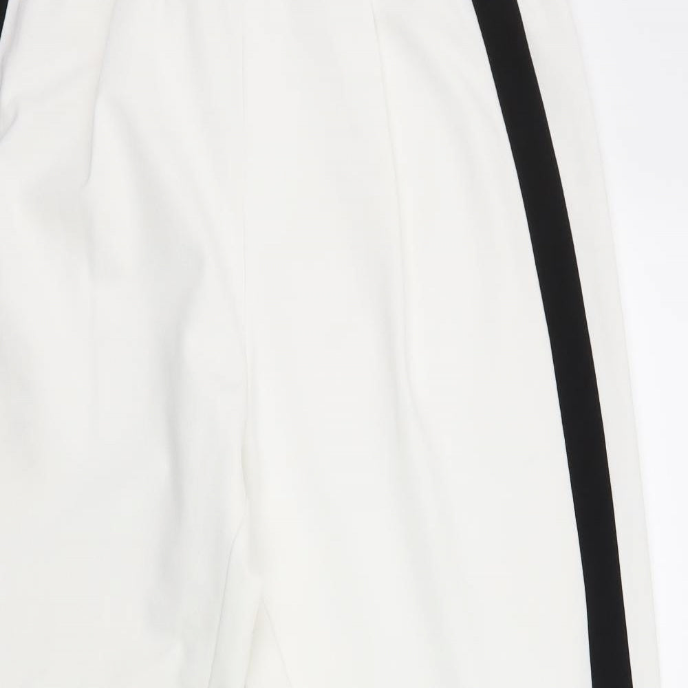 New Look Womens White   Trousers  Size 12 L28 in