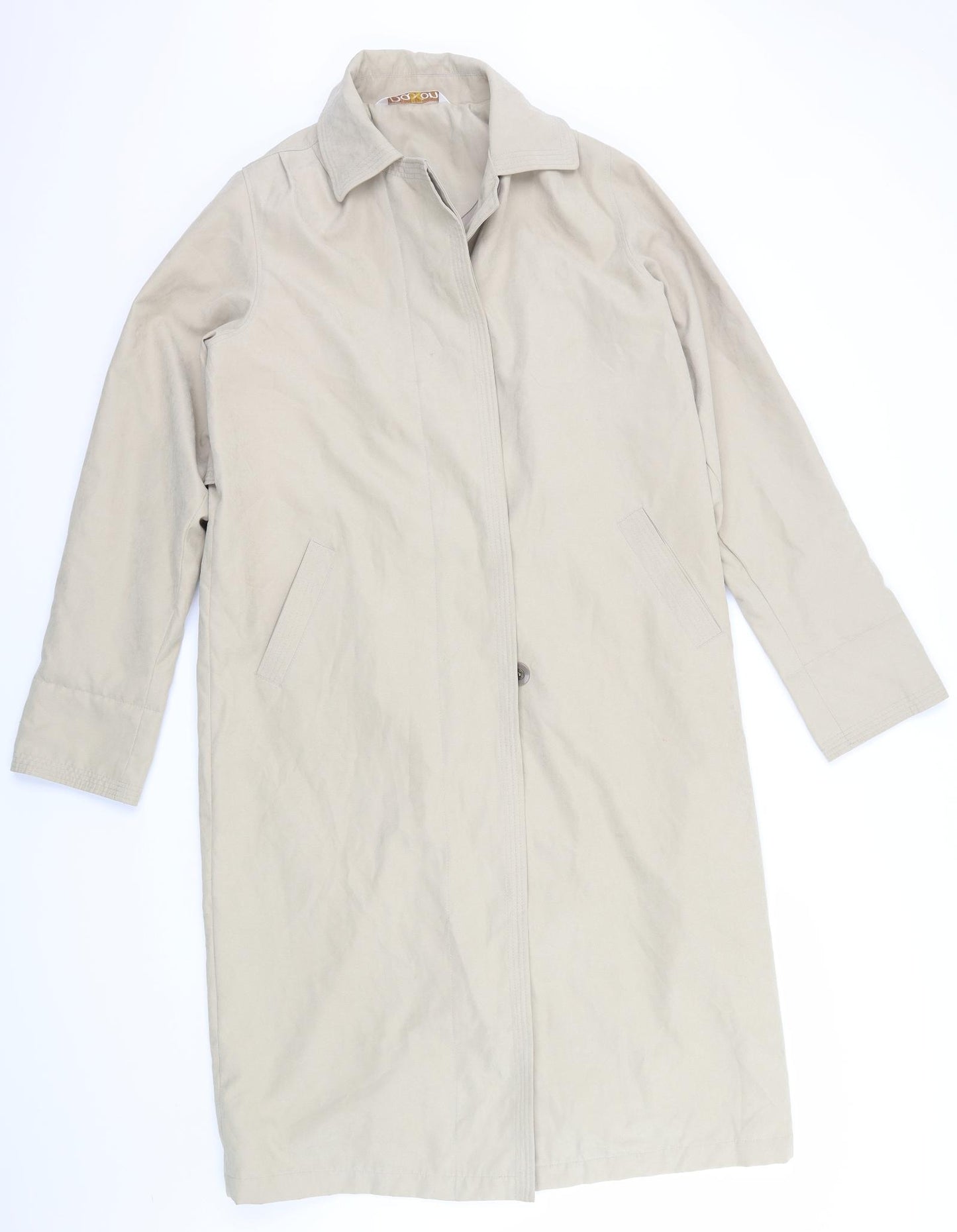 Daxon Womens Beige   Jacket Coat Size 12