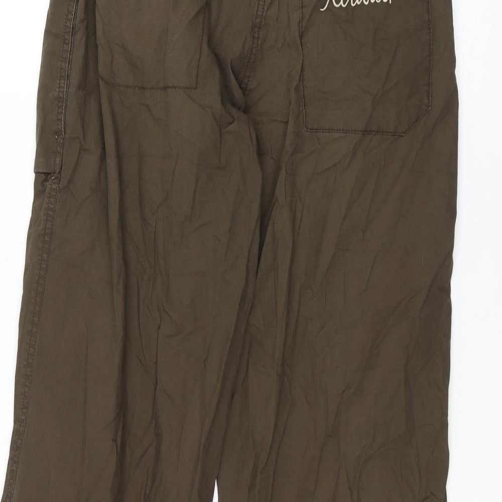 AIRWALK Womens Brown   Cargo Trousers Size 8 L27 in