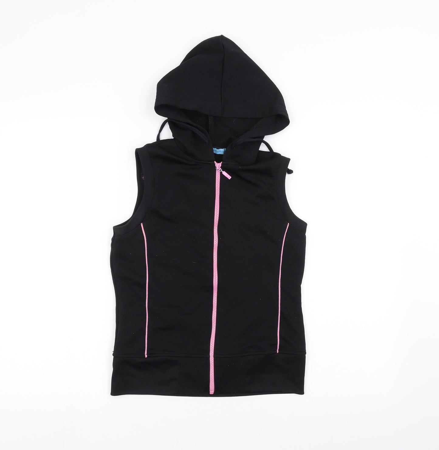 DNMSports Girls Black   Full Zip Hoodie Size M