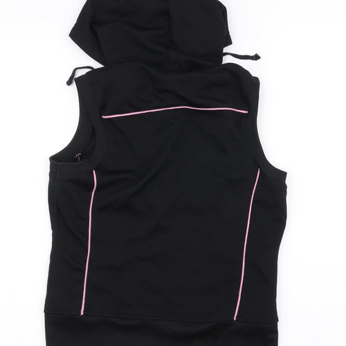 DNMSports Girls Black   Full Zip Hoodie Size M