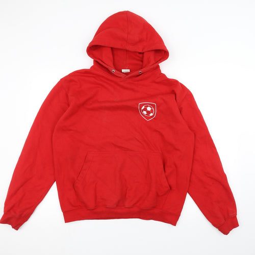 AWD Womens Red   Pullover Hoodie Size M  - POGBA