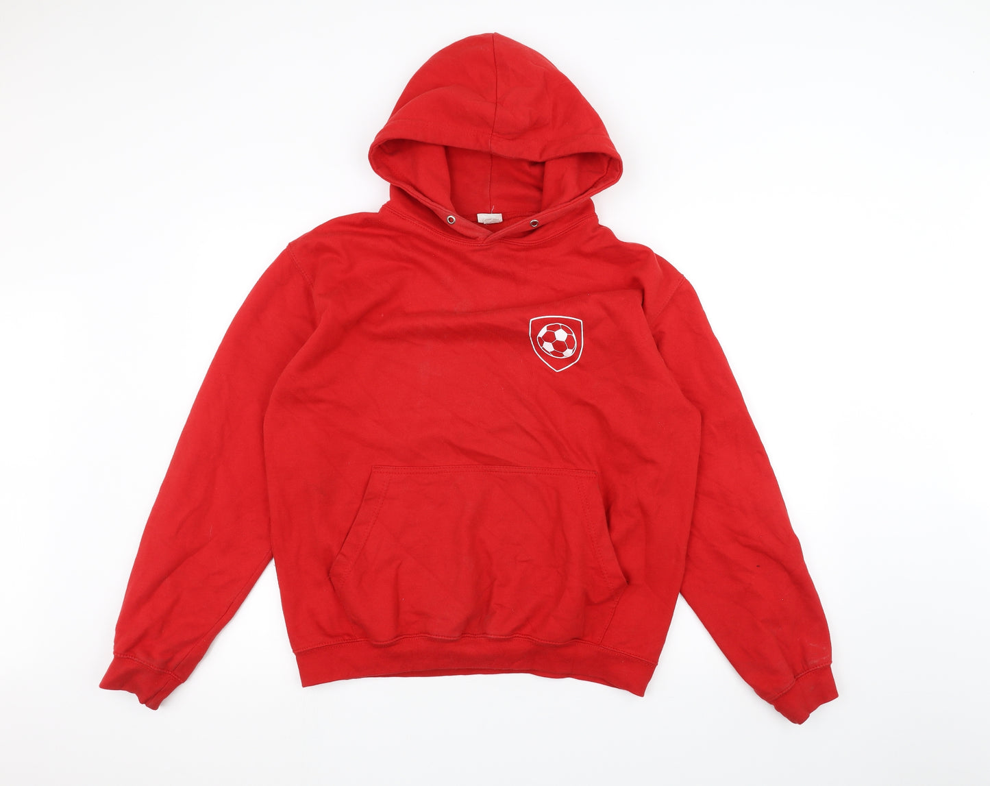 AWD Womens Red   Pullover Hoodie Size M  - POGBA