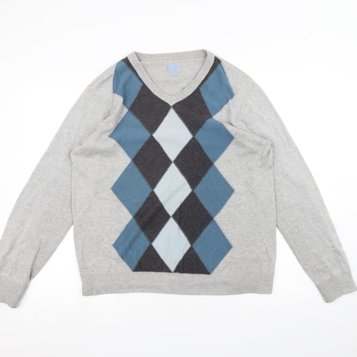 Burton Mens Grey   Pullover Jumper Size M