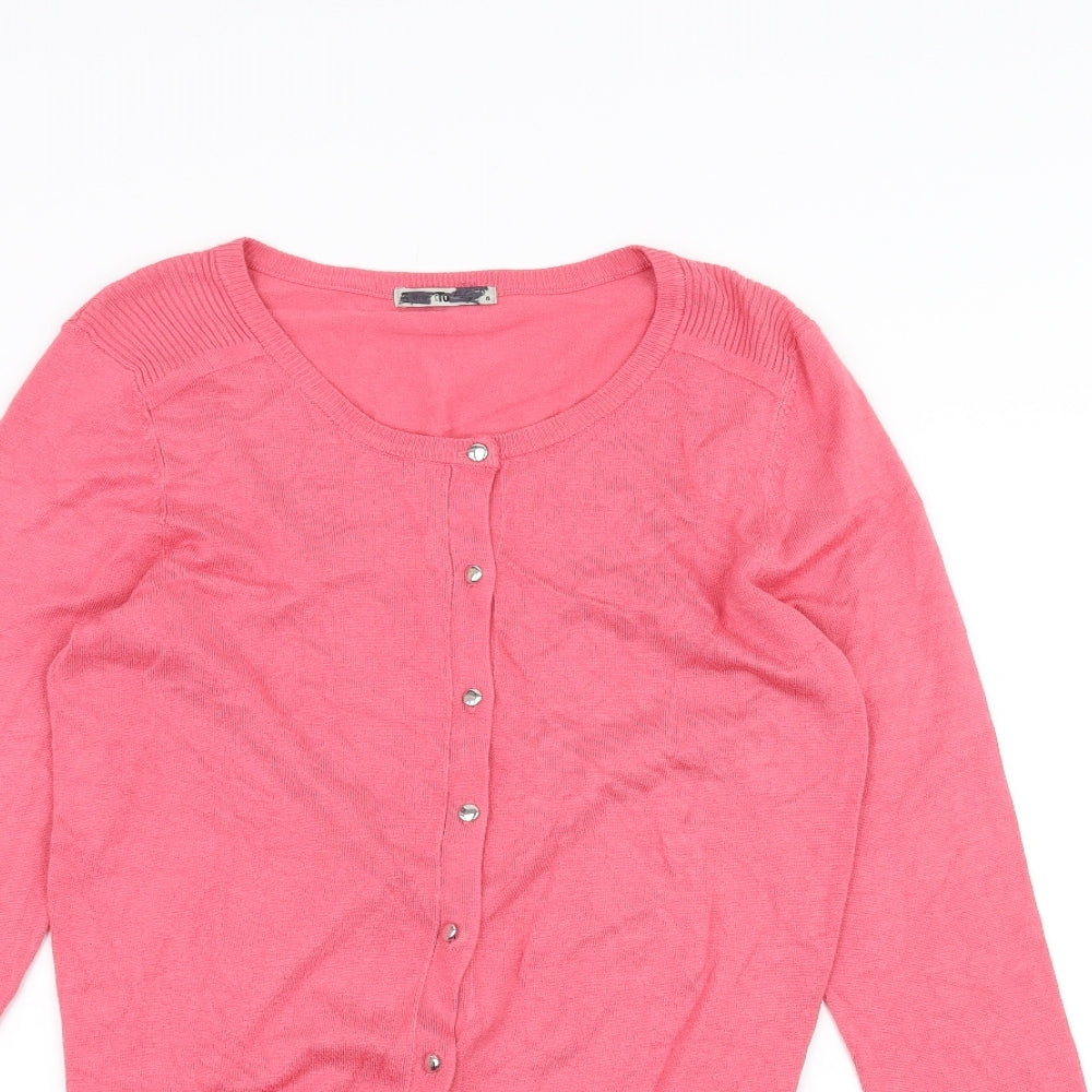 TU Womens Pink   Cardigan Jumper Size 8