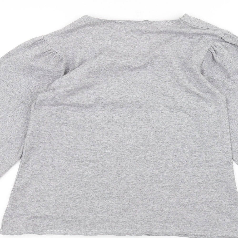 warmspun Womens Grey   Pullover Jumper Size S