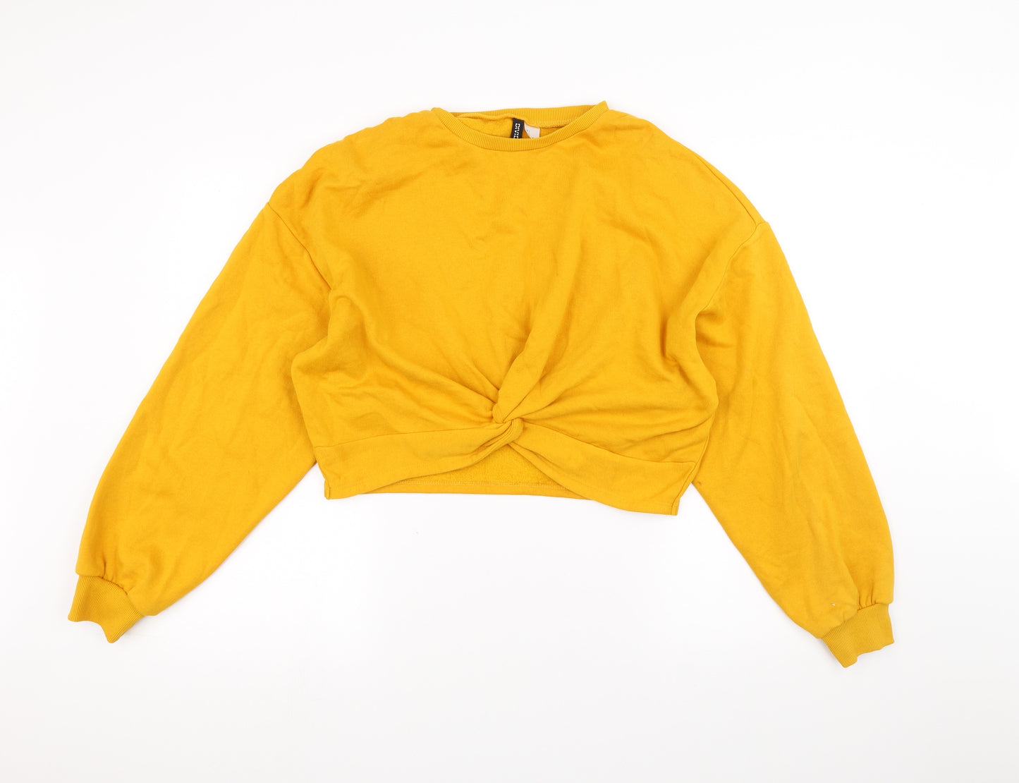 H&M Mens Yellow   Pullover Jumper Size L