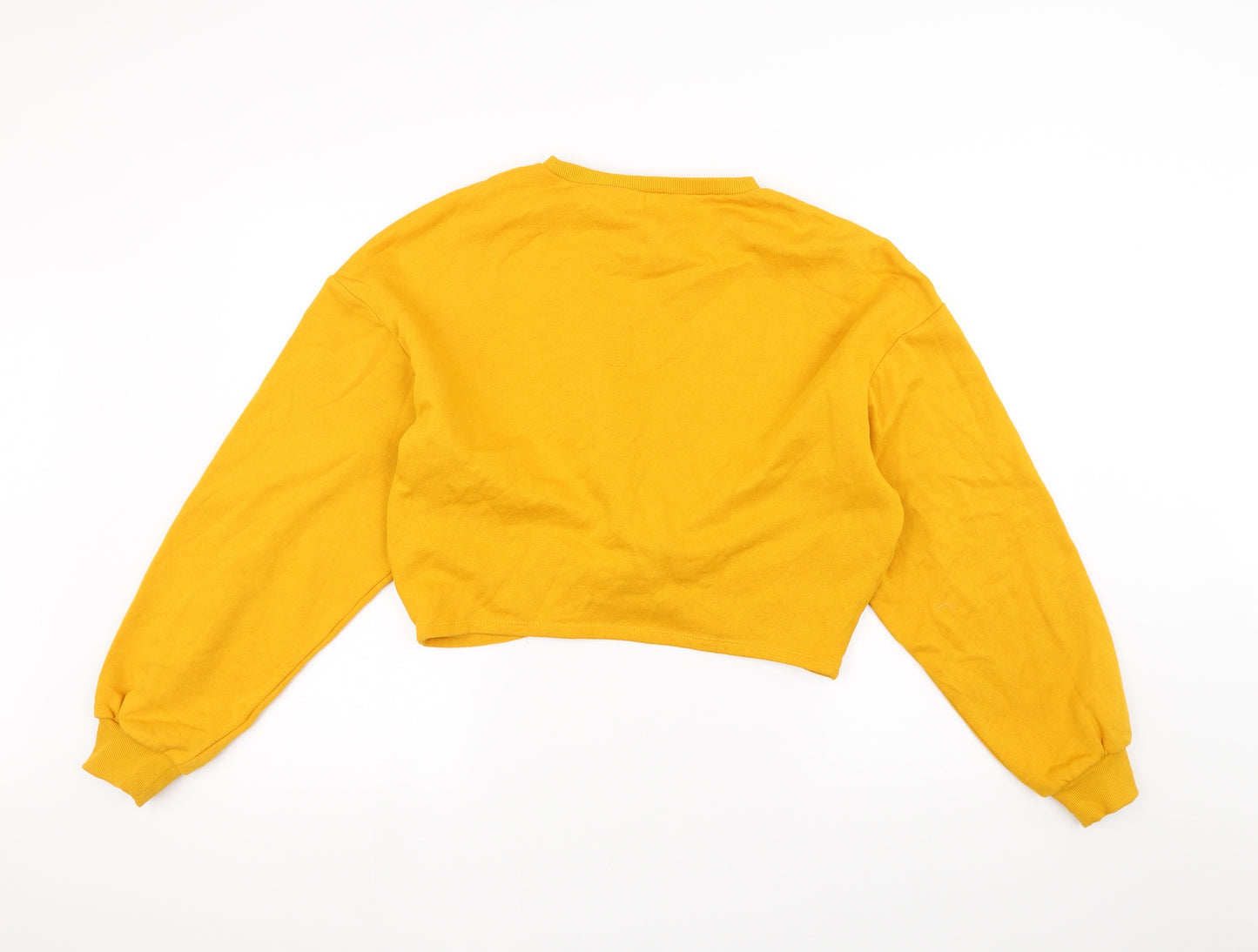 H&M Mens Yellow   Pullover Jumper Size L