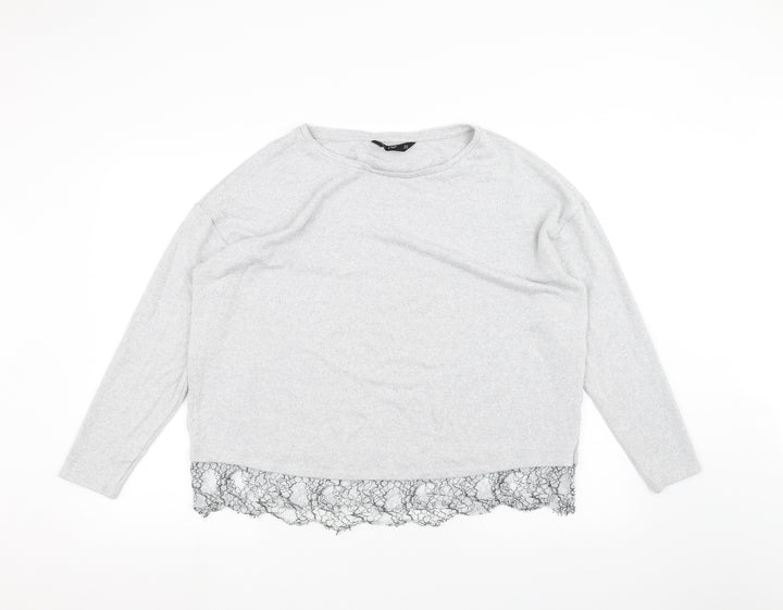 F&F Womens Grey Pullover Jumper Size 18