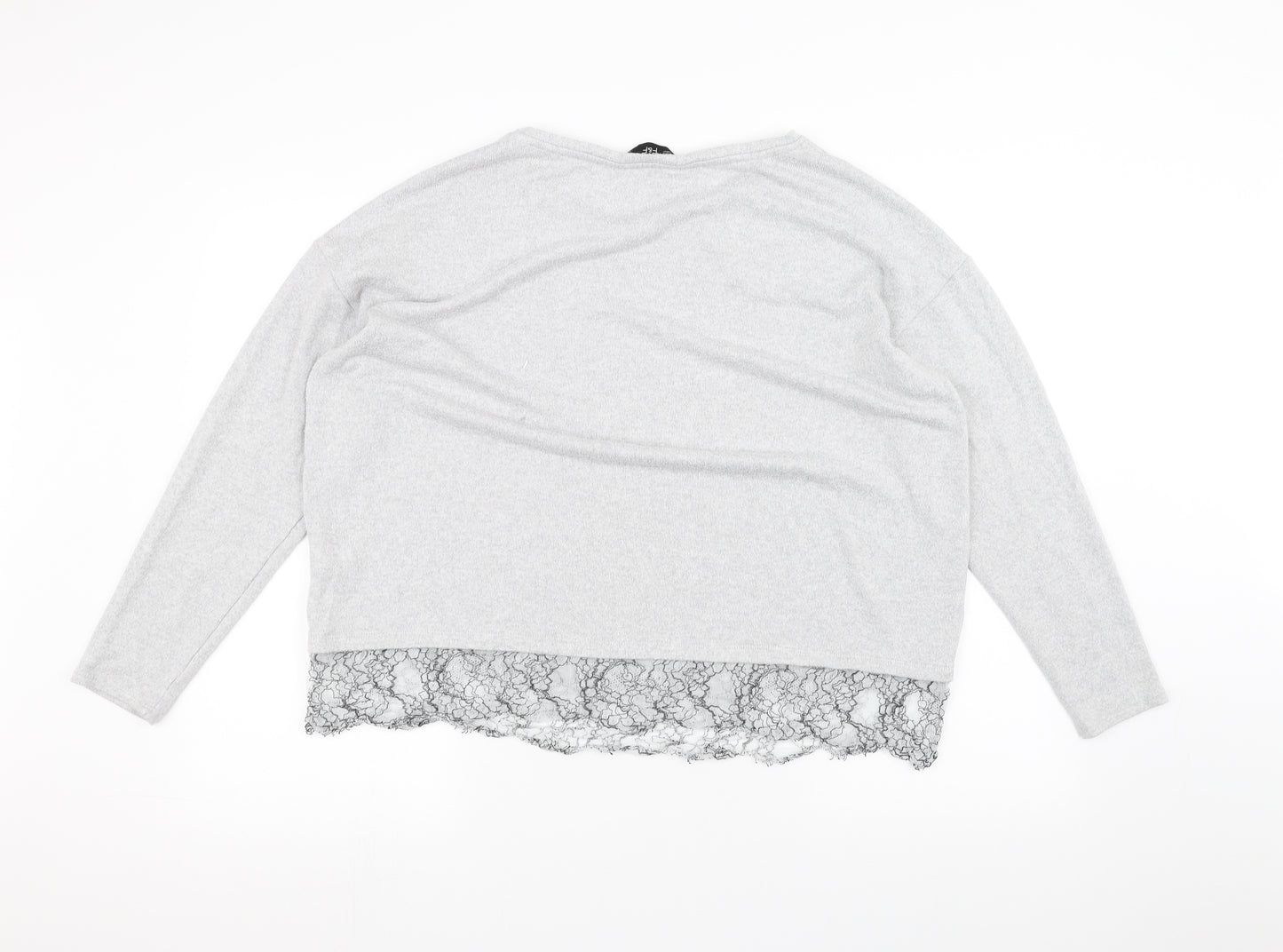 F&F Womens Grey   Pullover Jumper Size 18