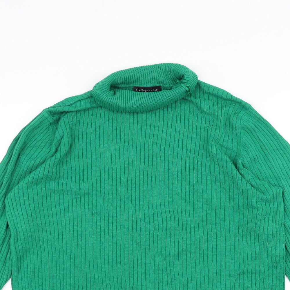 F&F Womens Green   Basic T-Shirt Size 16