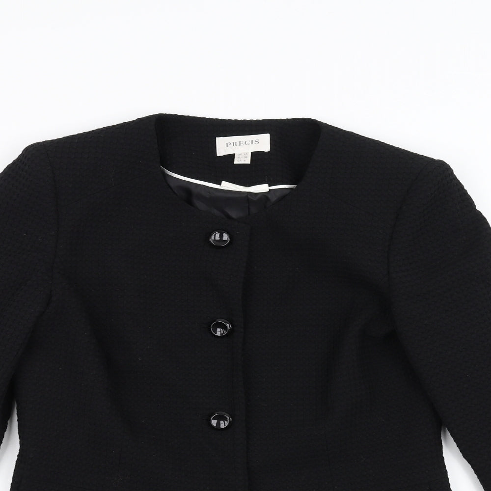 Precis Womens Black   Jacket  Size 10
