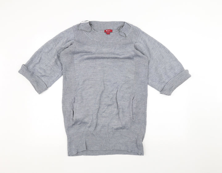 Monsoon Womens Grey Pullover Jumper Size 12