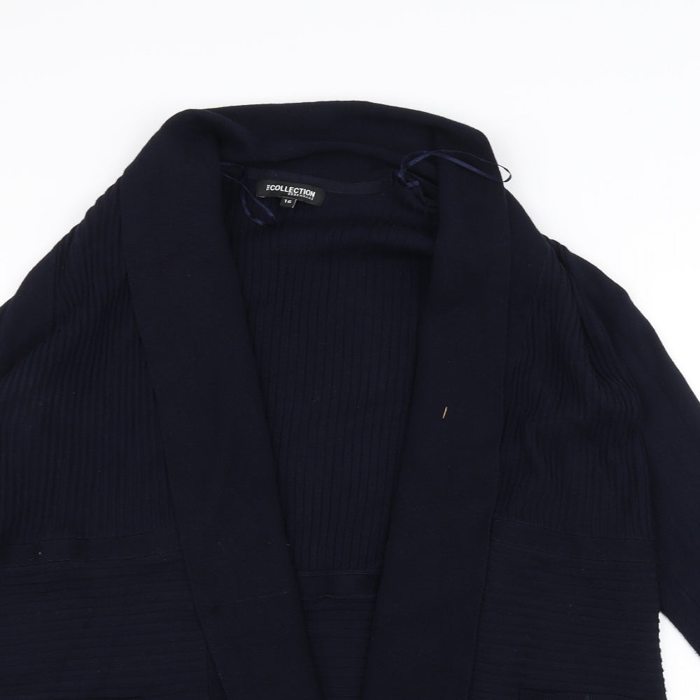 debinhams Womens Blue   Jacket Coatigan Size 16