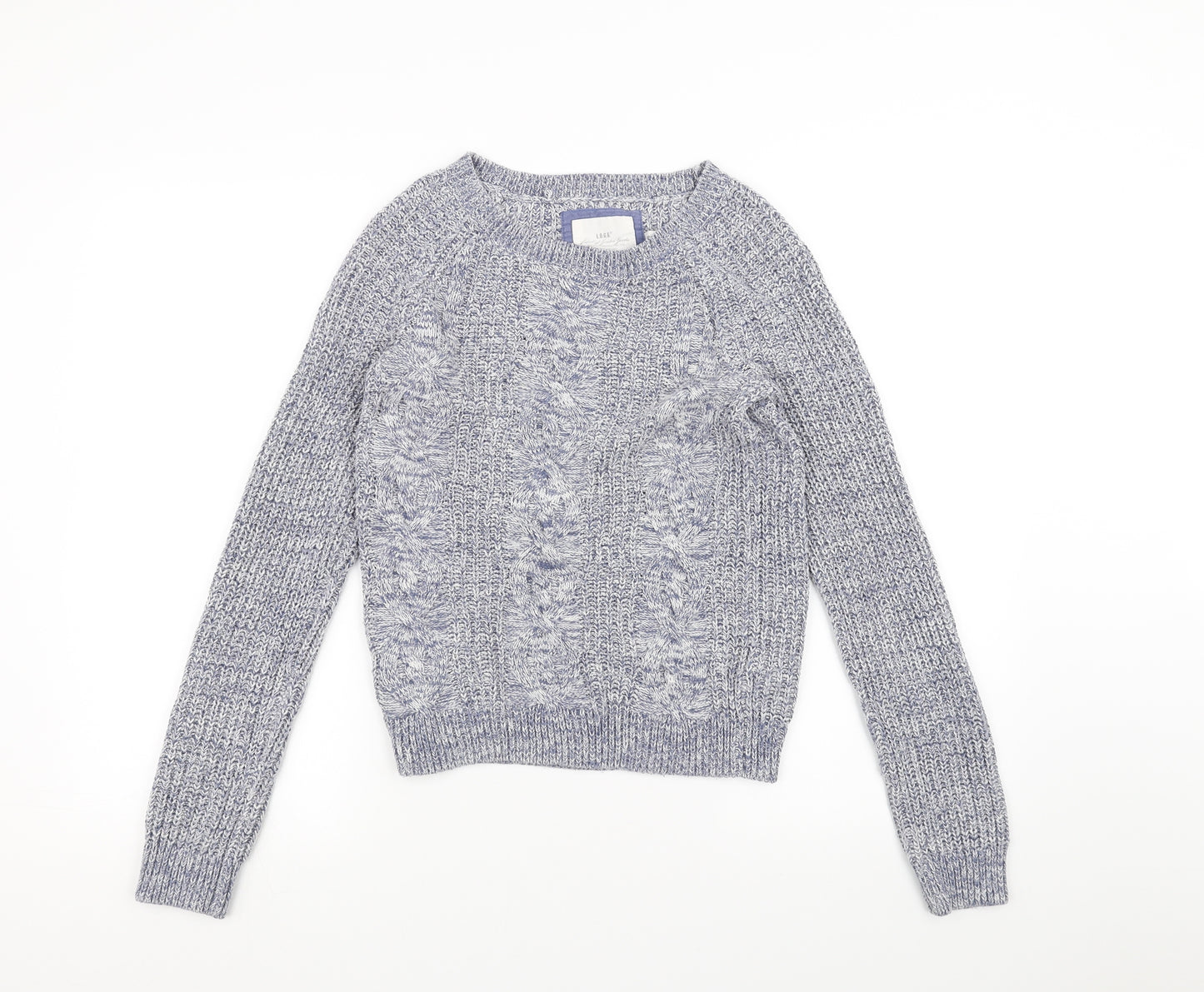 H&M Womens Blue  Knit Pullover Jumper Size XS