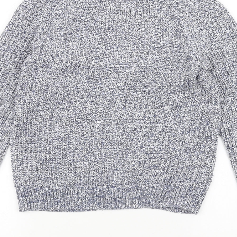 H&M Womens Blue  Knit Pullover Jumper Size XS
