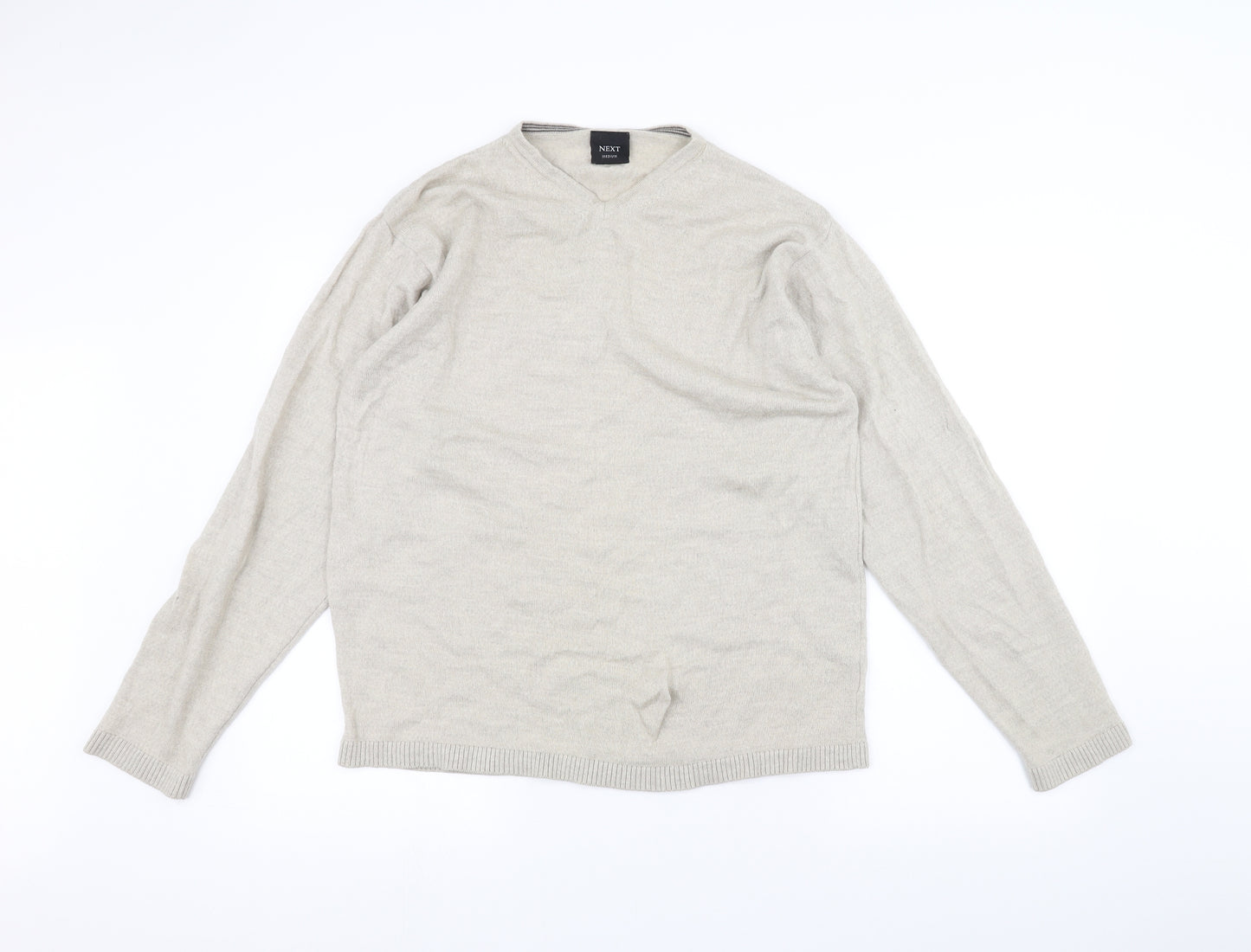 NEXT Mens White   Pullover Jumper Size M