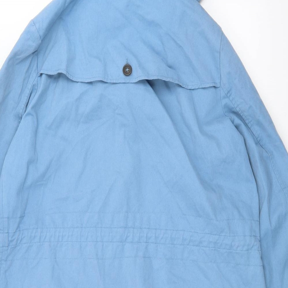 TU Womens Blue   Overcoat Coat Size 18
