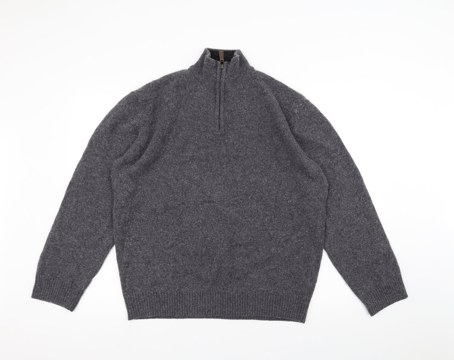 Marks and Spencer Mens Black  Knit Pullover Jumper Size XL