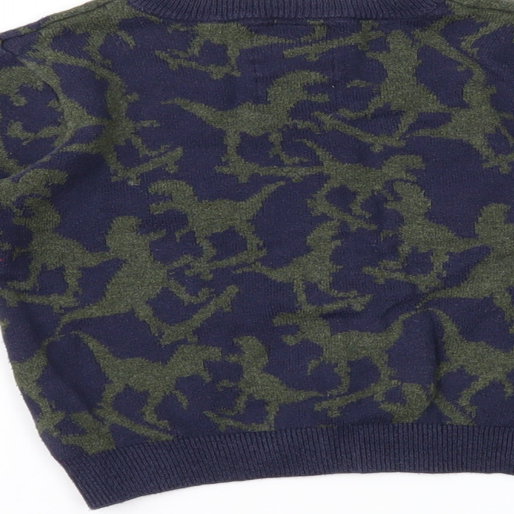 F&F Boys Green   Pullover Jumper Size 2-3 Years