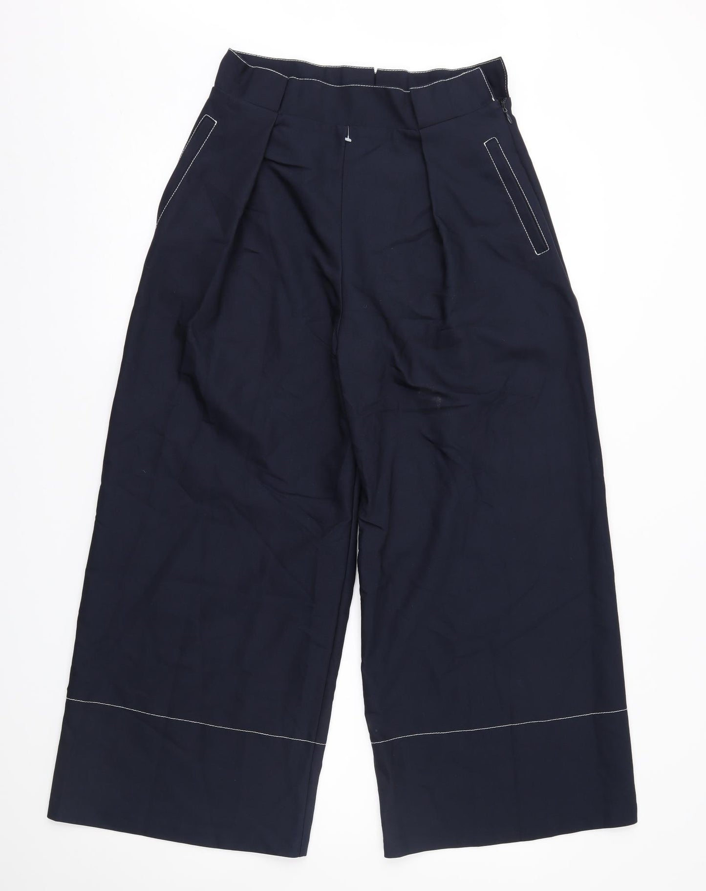 Topshop Womens Blue   Dress Pants Trousers Size 10 L25 in
