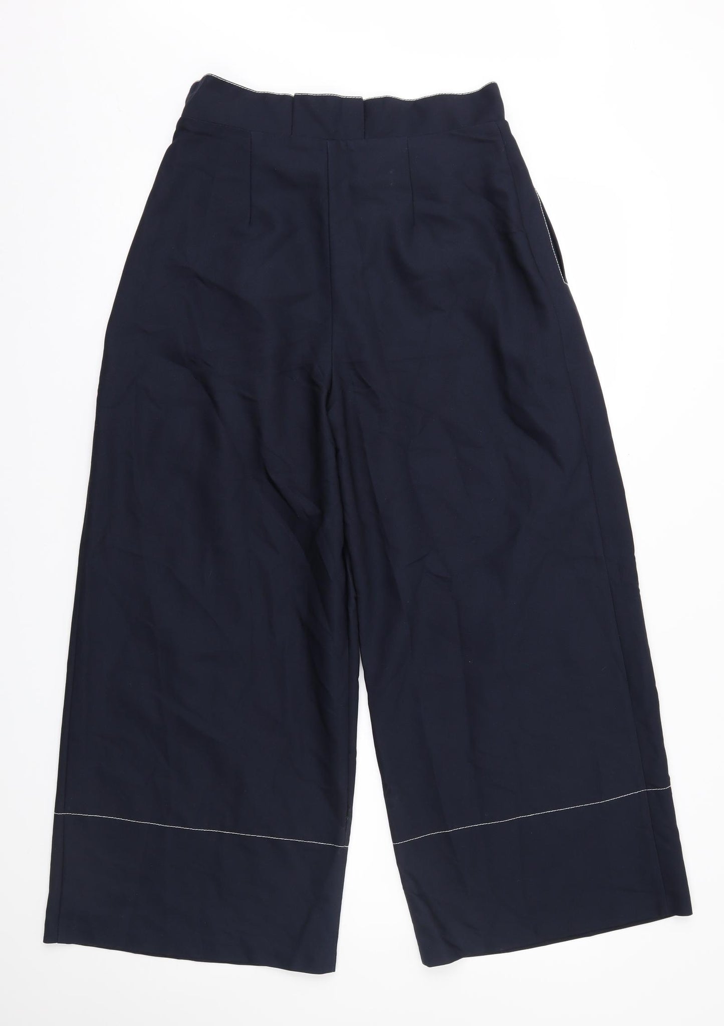 Topshop Womens Blue   Dress Pants Trousers Size 10 L25 in