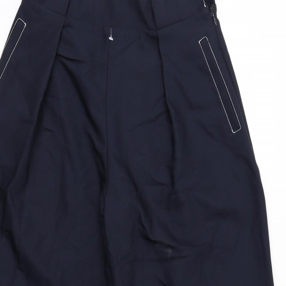 Topshop Womens Blue   Dress Pants Trousers Size 10 L25 in