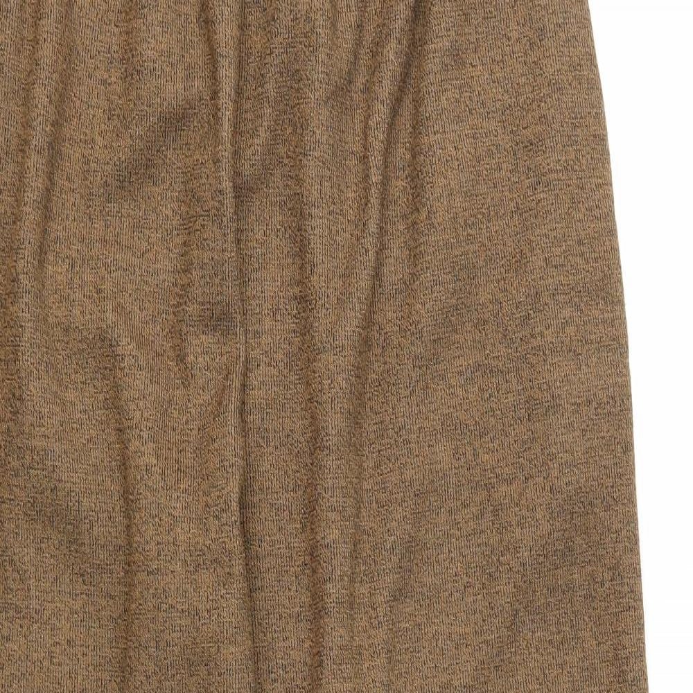 Bonmarche Womens Brown   Jegging Trousers Size L L27.5 in