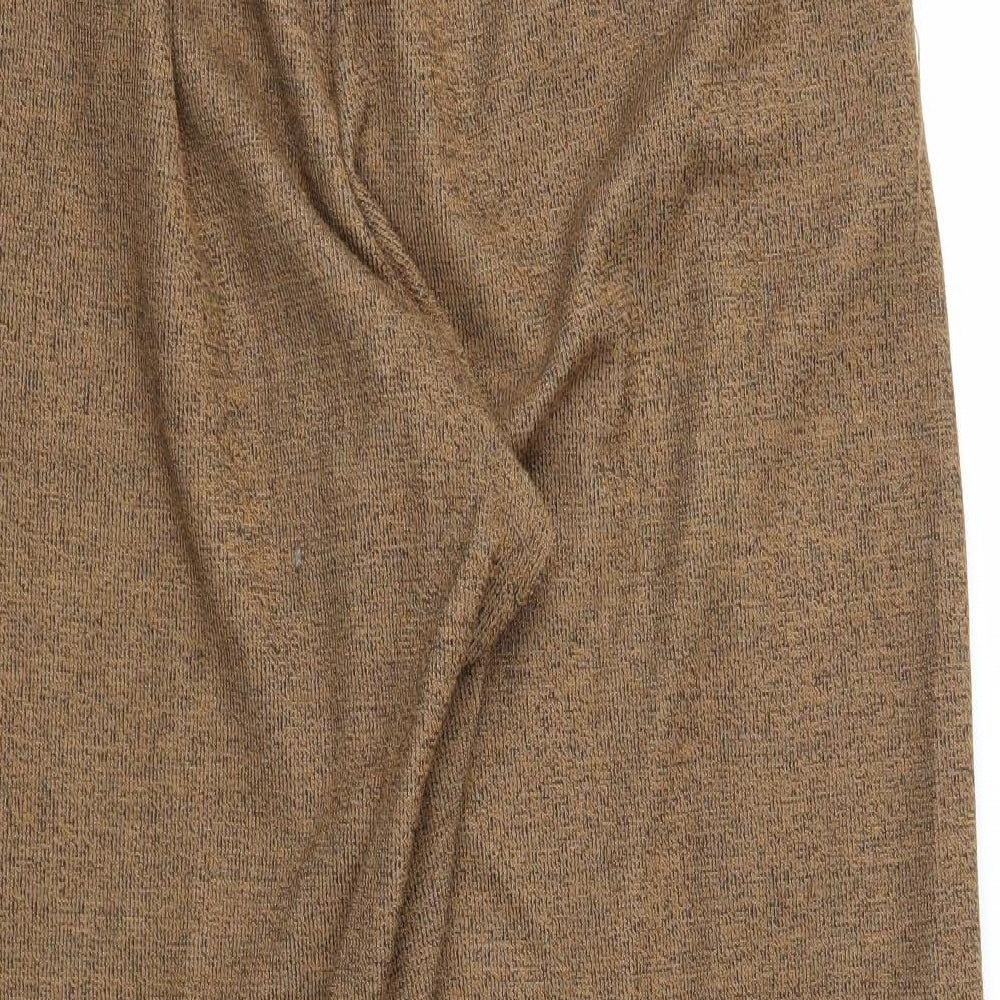 Bonmarche Womens Brown   Jegging Trousers Size L L27.5 in