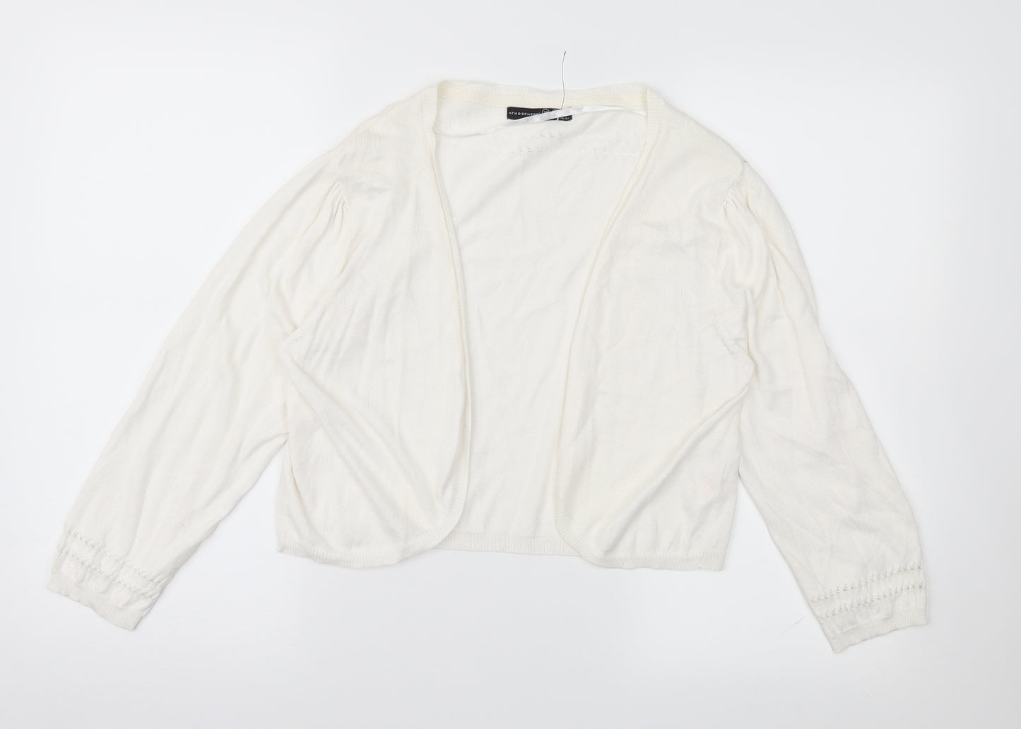 Atmosphere Womens White   Cardigan Jumper Size 16